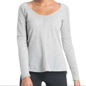 Kuhl Arden Long Sleeve Wool Blend Scoop Neck Top Womens XL Gray Raglan Pullover